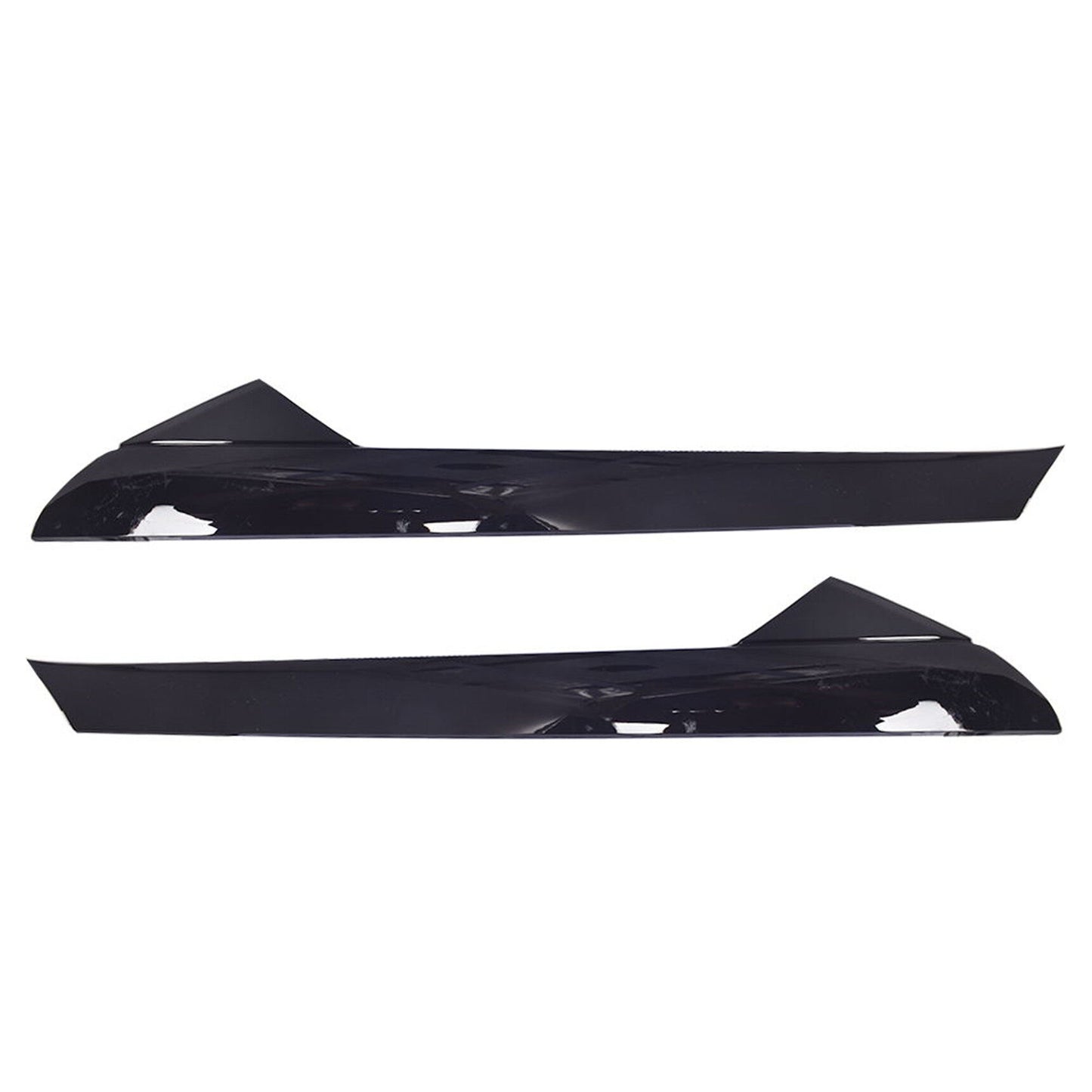 ALL-CARB Front Left and Right Side Windshield Outer Trim Molding Black Replacement for Explorer 2011-2019 BB5Z-7803145-AA BB5Z-7803137-AB BB5Z-7803146-AA BB5Z-7803138-AB