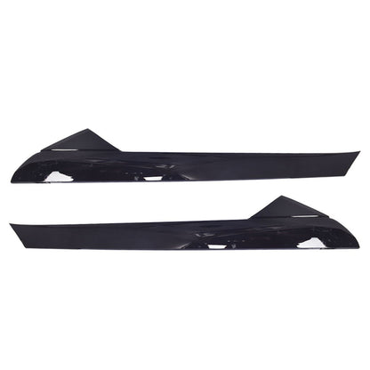 ALL-CARB Front Left and Right Side Windshield Outer Trim Molding Black Replacement for Explorer 2011-2019 BB5Z-7803145-AA BB5Z-7803137-AB BB5Z-7803146-AA BB5Z-7803138-AB