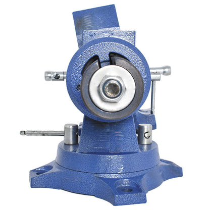 ALL-CARB 5 Inch Heavy Duty Multi-jaw Vise Multipurpose Vise Bench Vise 360-degree Rotation Clamp on Vise with Swivel Base and Head Fit for Home or Industrial Craftsmen