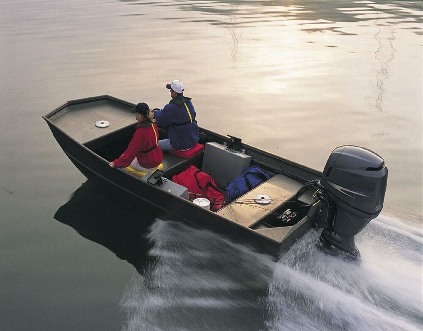 ALL-CARB Heavy Duty Trailerable Jon Boat Cover Replacement for Jon Boat 12ft-18ft Long and Beam Width up to 75inch