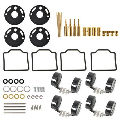 ALL-CARB 4x Carb Carburetor Rebuild Repair Kits & Float Replacement for Honda CB750 CB 750 K4