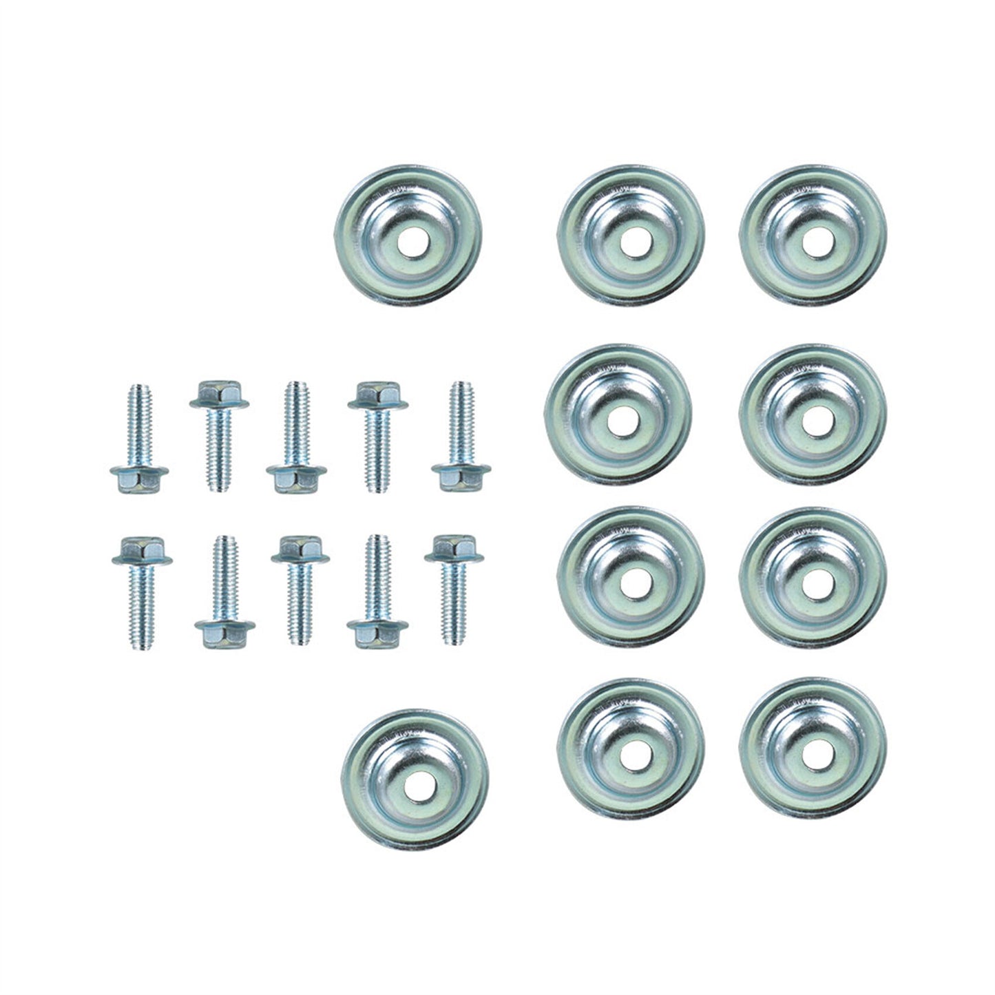 ALL-CARB 10 Piece Set UTV Skid Plate Bolts and Washers Replacement for Polaris General Ranger RS1 RZR 500 570 700 800 900 1000 Turbo 7556065 7518529
