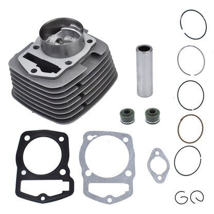 ALL-CARB Cylinder Kit Piston 65.5mm Rings Gaskets 250cc Replacement for Honda 250CM3 ATC200 ARC XL200