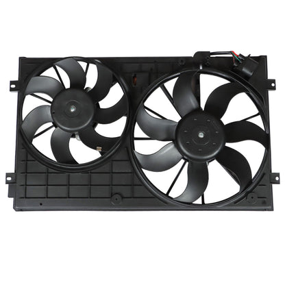ALL-CARB Radiator Cooling Fan 1K0959455ET Replacement for 2005-2010 Volkswagen Jetta 2010 Volkswagen Golf 2.5L 1K0121207BB9B9