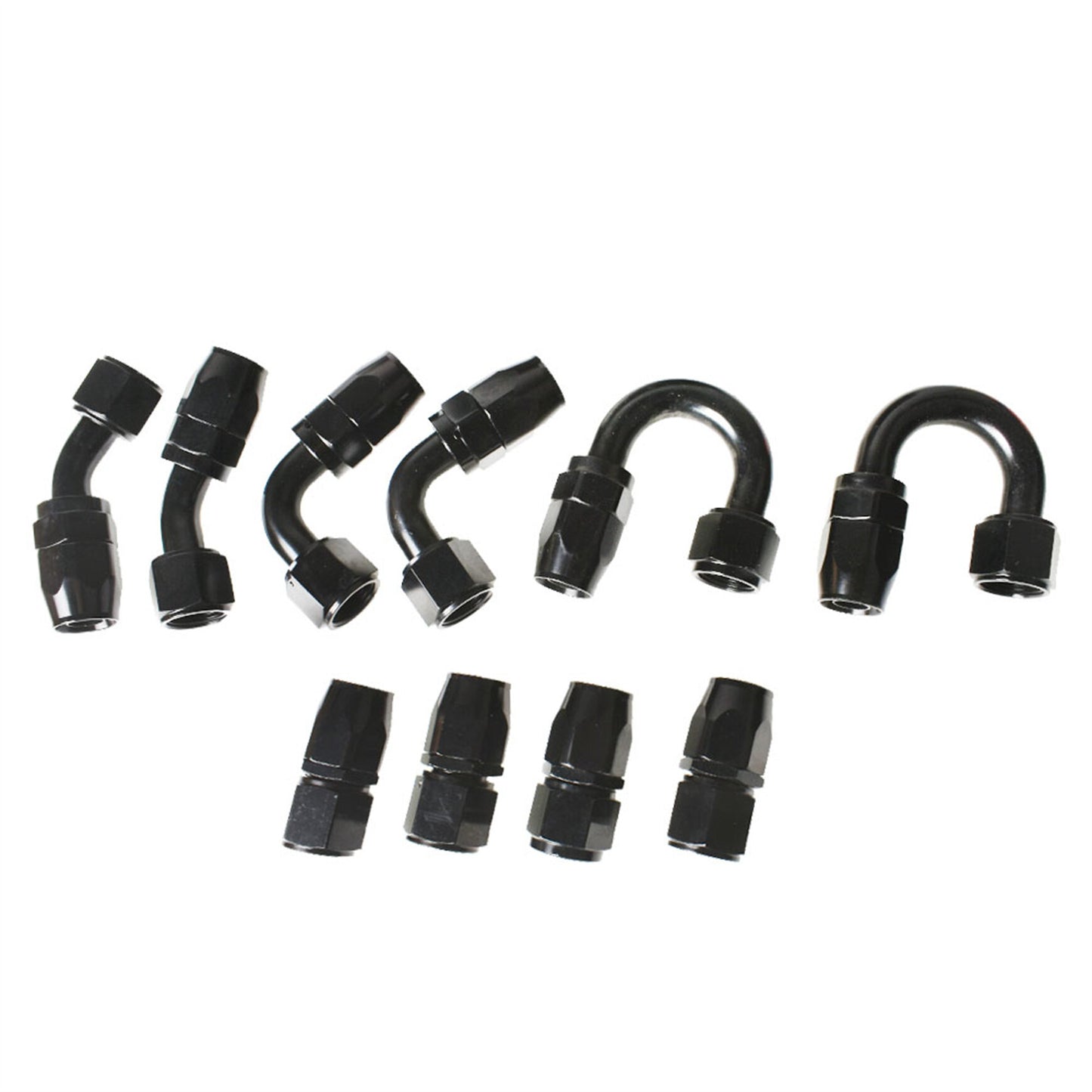 ALL-CARB Nylon Stainless Steel Braided Fuel Line 10AN 20FT with 10PCS Fuel Line Adapter Kit