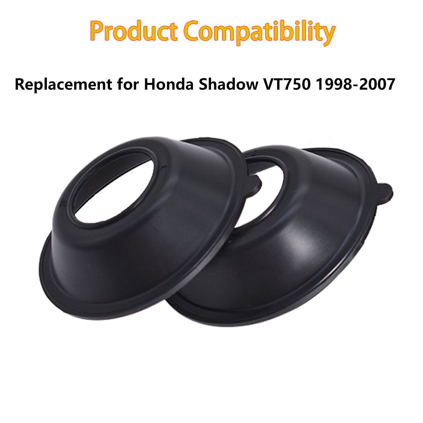 ALL-CARB Carburettor Slide Diaphragms Replacement for Honda Shadow VT750 (1998-2007)