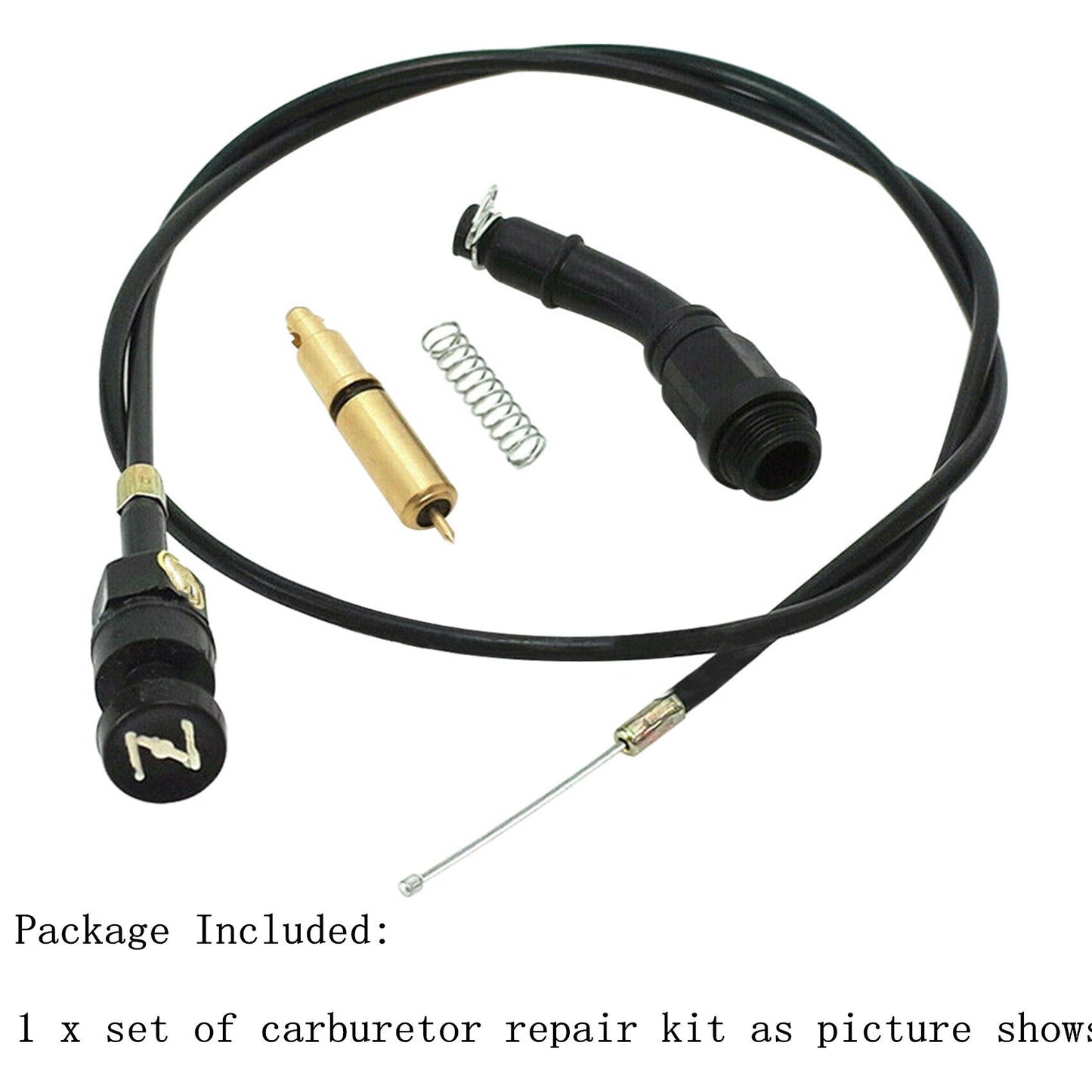 ALL-CARB Choke Cable and Plunger Replacement for Honda Foreman 450 TRX450FE TRX450FM TRX450ES TRX450S