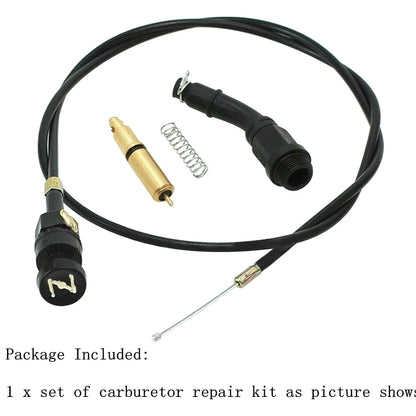 ALL-CARB Choke Cable and Plunger Replacement for Honda Foreman 450 TRX450FE TRX450FM TRX450ES TRX450S
