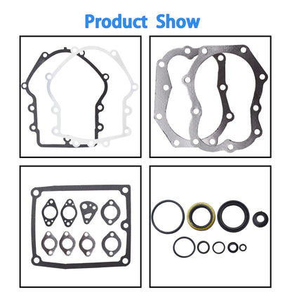 ALL-CARB Engine Gasket Kit Replacement for Briggs & Stratton 394501 393278 495868 491856