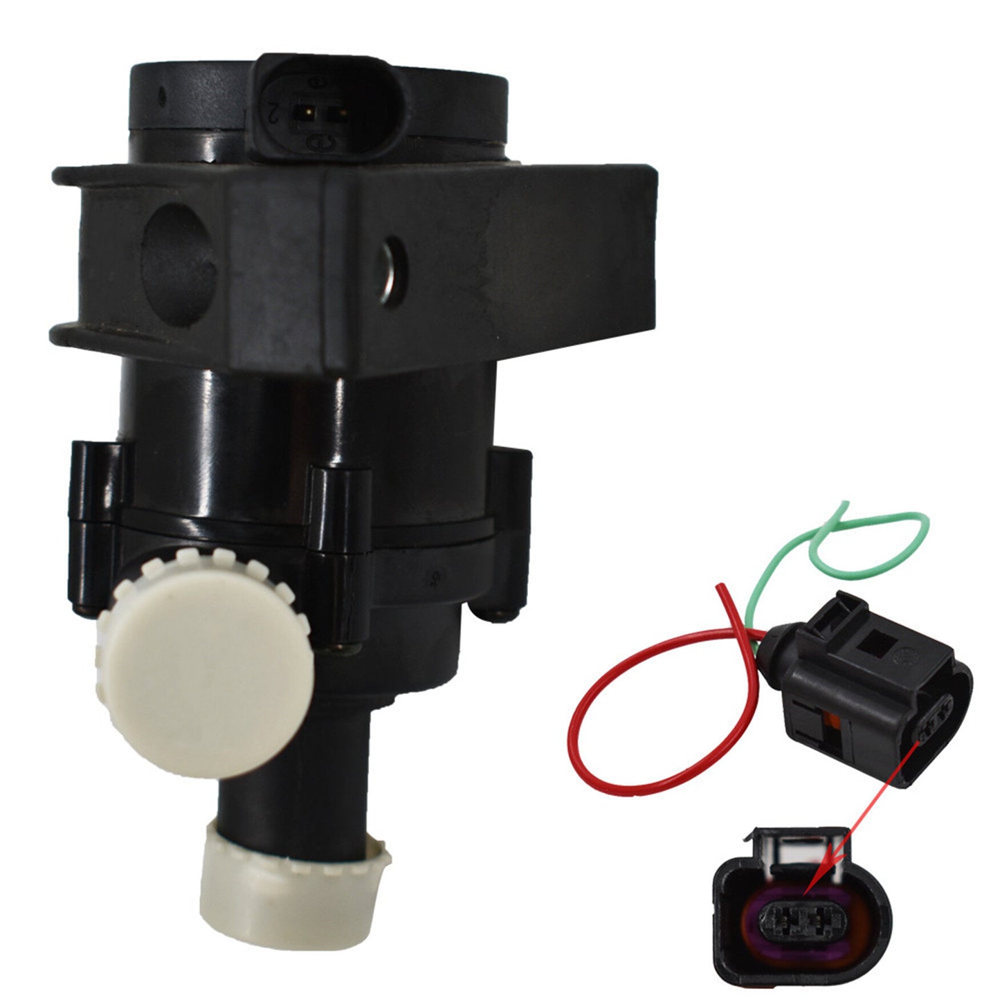 ALL-CARB 1K0965561J Auxiliary Cooling Water Pump Replacement for VW Golf Jetta Audi A3 Passat