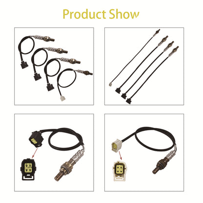 ALL-CARB 4Pcs Air Fuel Ratio Sensor 56041953AA Replacement for 2002-2004 Liberty V6 3.7L Grand Cherokee 4.0L 234-4029