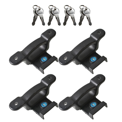 ALL-CARB Pack of 4 Box Tie Down Truck Bed Cleats Locking Replacement for F-150 F-250 Super Duty F-350 Super Duty 2015-2020 FL3Z99000A64B