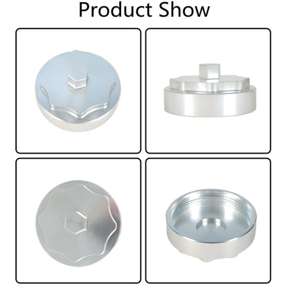 ALL-CARB 68065612AA Fuel Filter Housing Cap Replacement for 2010-2019 6.7L Cummins Engine 2500 3500 4500 Silver