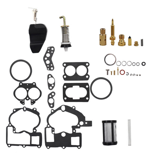 ALL-CARB Carburetor Rebuild Repair Kit Replacement for Mercruiser Marine 2Barrel 3302-804844002 3.0 4.3 5.0