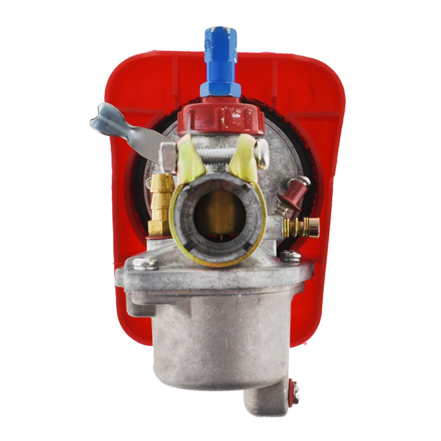 ALL-CARB Red Carburetor Replacement for 2 Stroke 49cc 50cc 60cc 66cc 80cc Bicycle Motorized Engine Kit