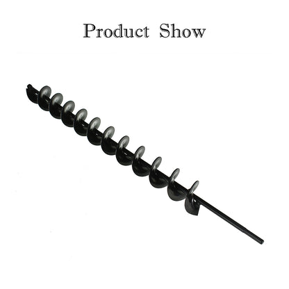 ALL-CARB Earth Auger Bit Auger Drill Bit 24 Inch Length 2 Inch Width Repid Planter, Yard Gardening Planting Bulbs Auger, Post or Umbrella Hole Digger for 3/8 Inch Hex Drive Drill