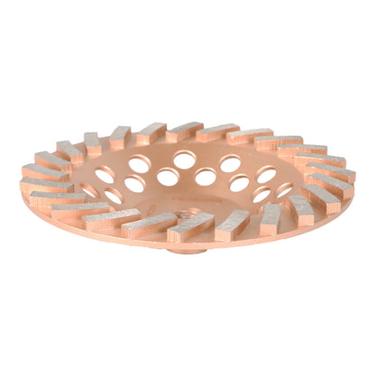 ALL-CARB 7 Inch 24 Turbo Segments 5/8 Inch -11 Arbor Grinding Wheels Diamond Cup Grinding Wheels Fit for Concrete and Masonry Available