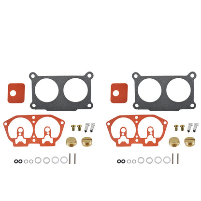 2 Pcs Carburetor Carb Rebuild Repair Kits Fit for Yamaha Outboard V-4 115 130 HP 1986-1995