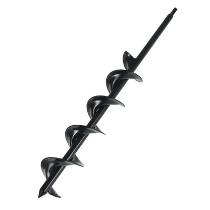 ALL-CARB Earth Auger Bit Auger Drill Bit 24 Inch Length 3 Inch Width Repid Planter, Yard Gardening Planting Bulbs Auger, Post or Umbrella Hole Digger for 3/8 Inch Hex Drive Drill