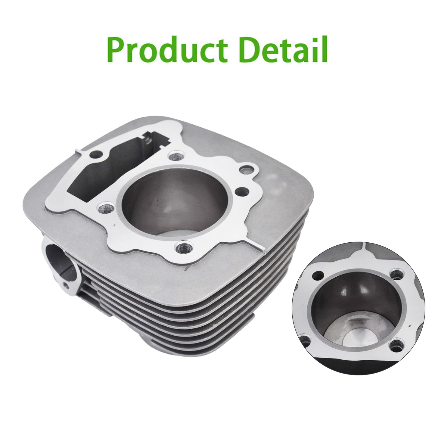 ALL-CARB Cylinder Kit Piston 65.5mm Rings Gaskets 250cc Replacement for Honda 250CM3 ATC200 ARC XL200