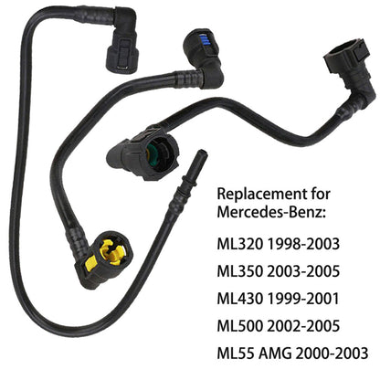 ALL-CARB 1634703764 1634702864 1634702964 Fuel Filter Hose Fuel Hose Line Kit Replacement for Mercedes-Benz AMG ML320 ML430 ML55 W163 1998-2003