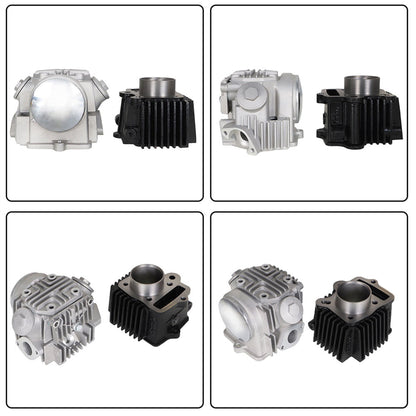 ALL-CARB 47mm Bore 90cc Top End Rebuild Kit Cylinder Head Piston Replacement for Honda TRX90 Sportrax 1993-2005