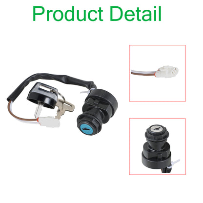 ALL-CARB Ignition Key Switch Replacement for Kawasaki Bayou 250 KLF250A 2004-2011 27005-0002