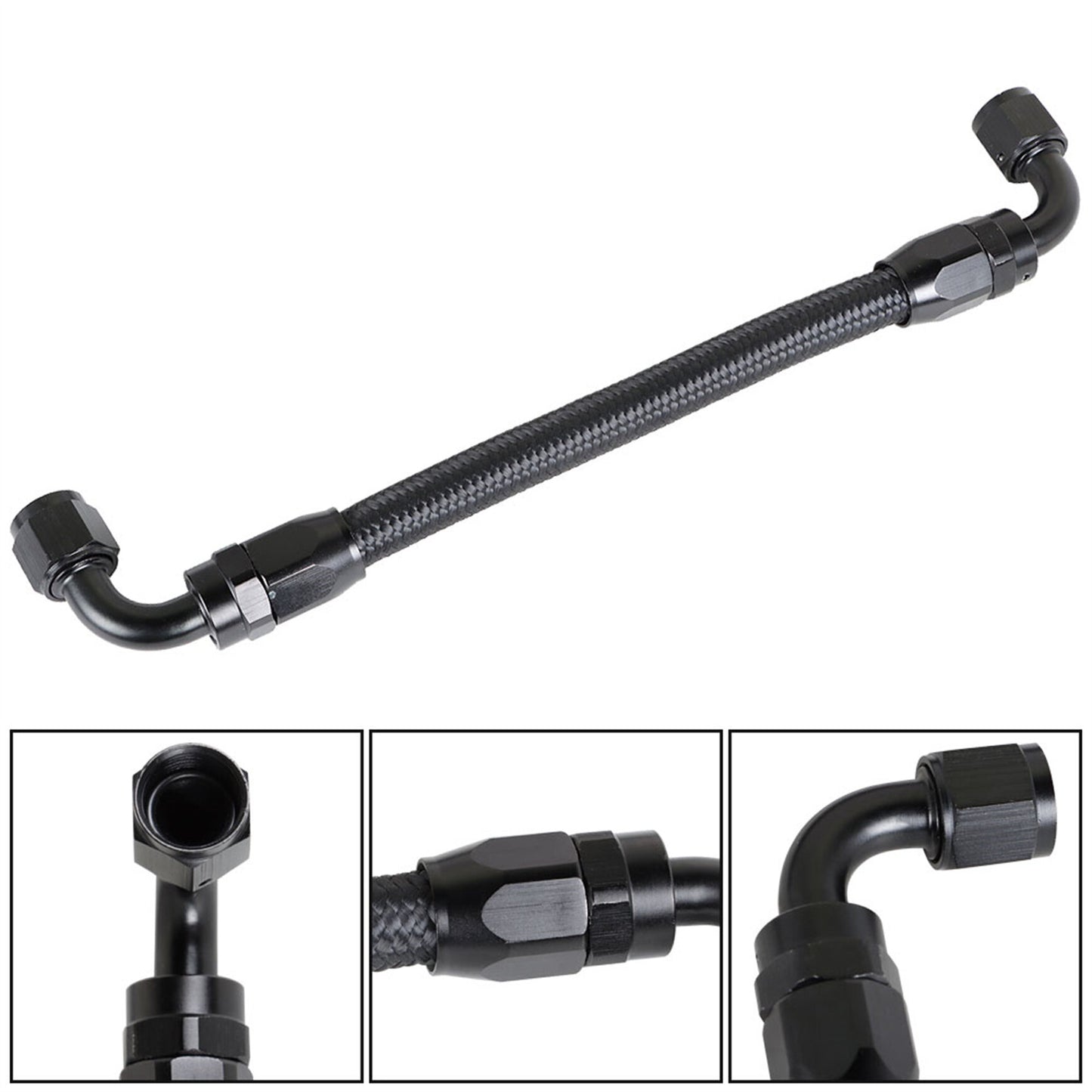 ALL-CARB -8AN Fuel Rails Kit Replacement for LS1 LS6 Black