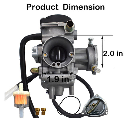 New Carburetor Fit for Yamaha Rhino 450 YXR450 YXR450FA YXR450FAH YXR450FASE YXR450FH YXR450FSE 4x4 2006-2009 Carb