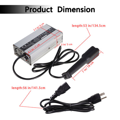 ALL-CARB 48 Volt 6A 3 Pin Battery Charger Replacement for Yamaha Golf Cart Drive G29 2007-up