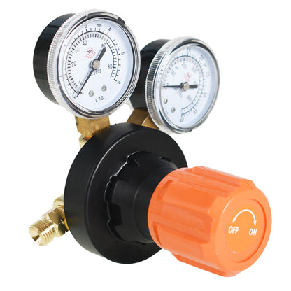 ALL-CARB Medium/Heavy Duty Propane Propylene Regulator Welding Gas Gauges CGA 510 0-15PSI Delivery Range