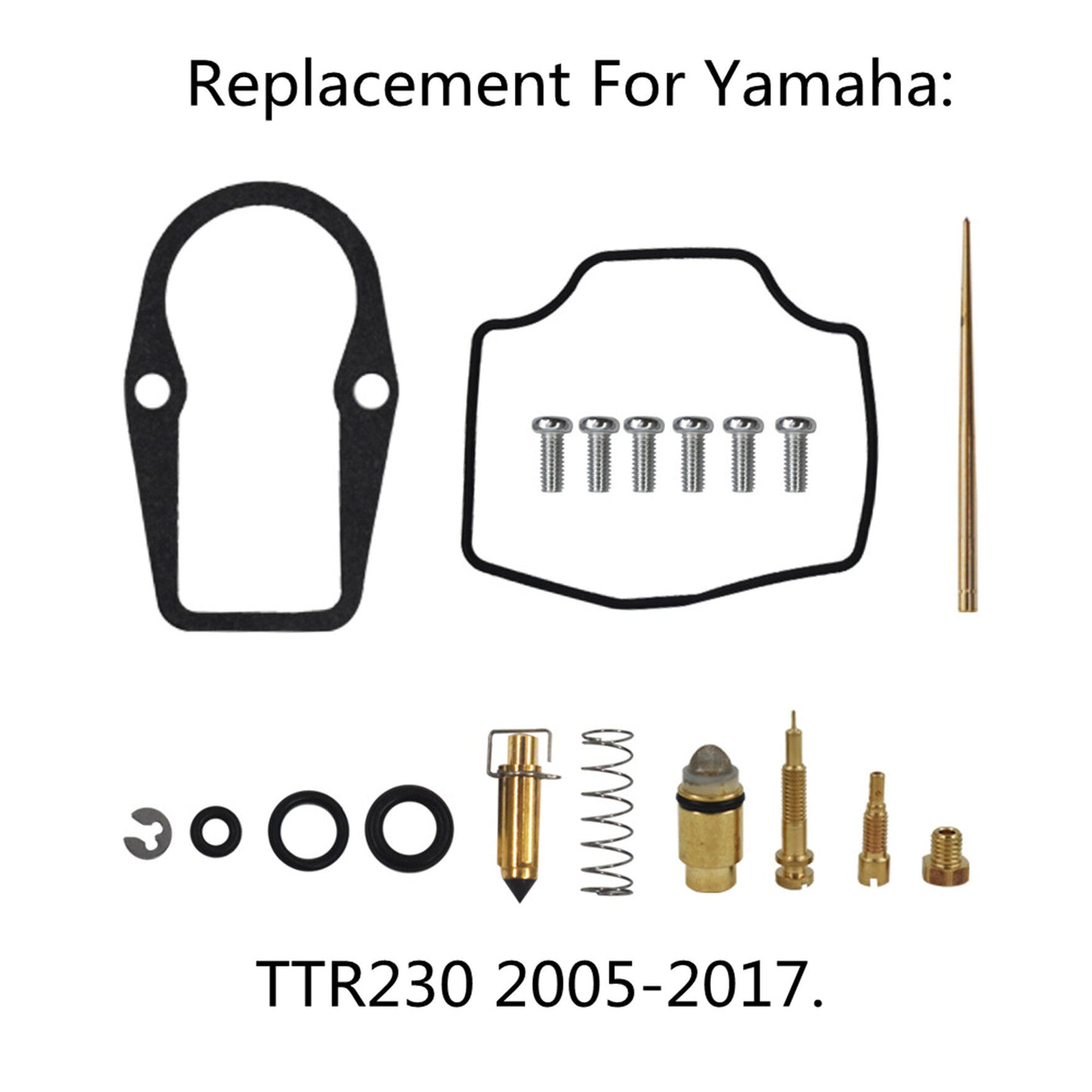 Carburetor Carb Repair Rebuild Kit Fits for Yamaha TTR230 #Q187 2005-2017