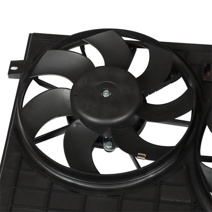 ALL-CARB Radiator Cooling Fan 1K0959455ET Replacement for 2005-2010 Volkswagen Jetta 2010 Volkswagen Golf 2.5L 1K0121207BB9B9