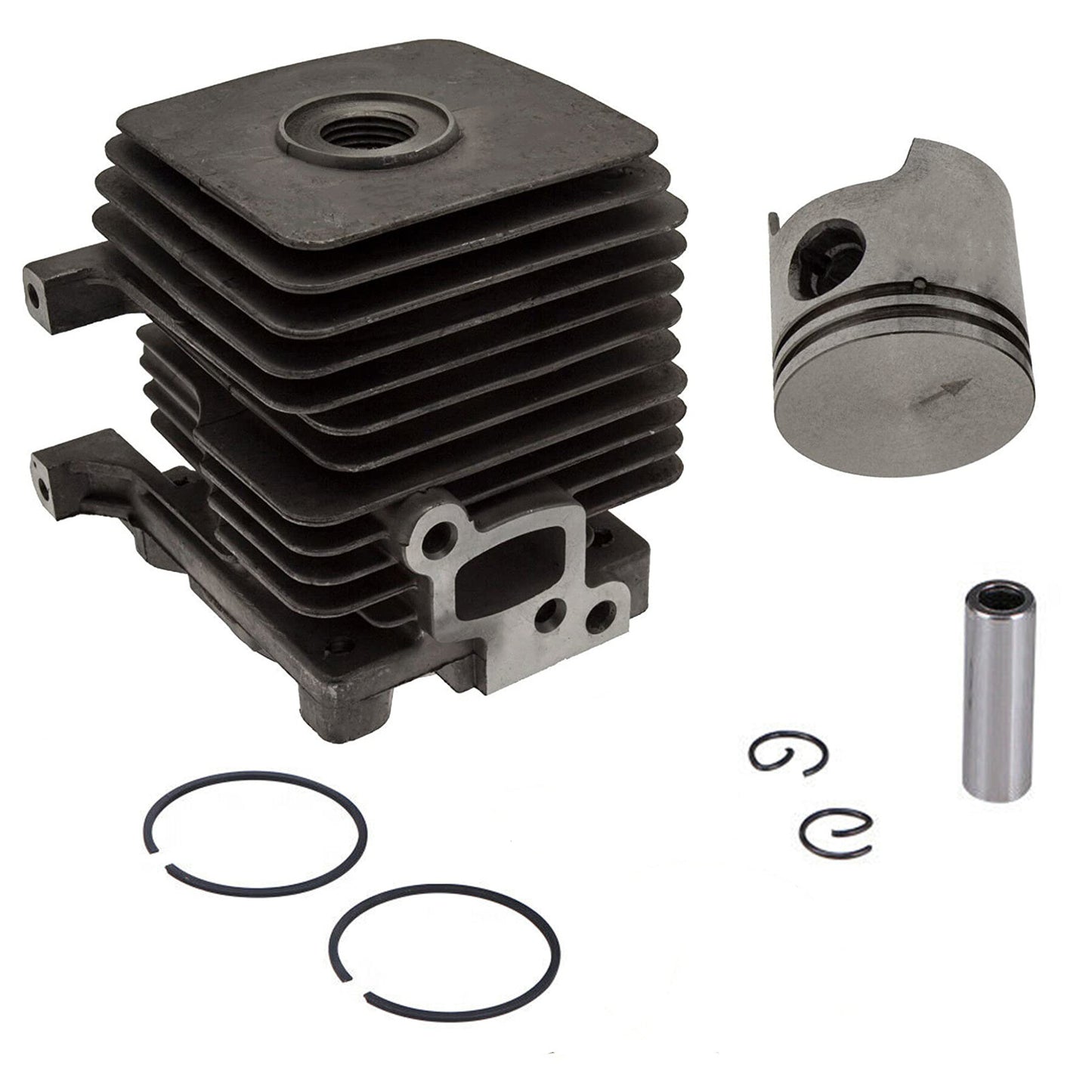 ALL-CARB 34mm Cylinder Piston Kit 41400201202 Replacement for Stihl FS55 FS45 BR45 HL45 HS45 HS55 Trimmer