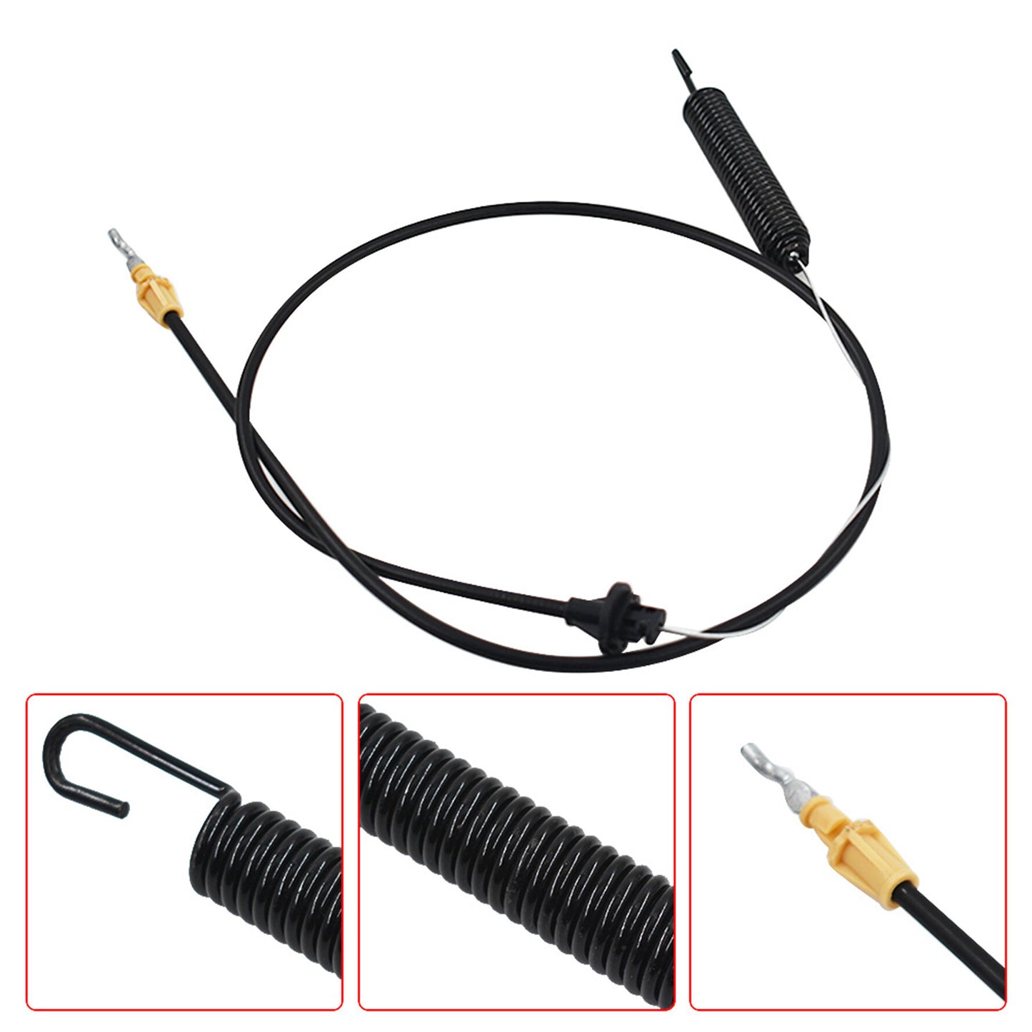 Deck Engagement Control Cable Replacement for MTD Troy-Bilt 746-04173 746-04173A 746-04173B 746-04173C 946-04173 LT1500 LT2000 LT2500 Lawn Mower