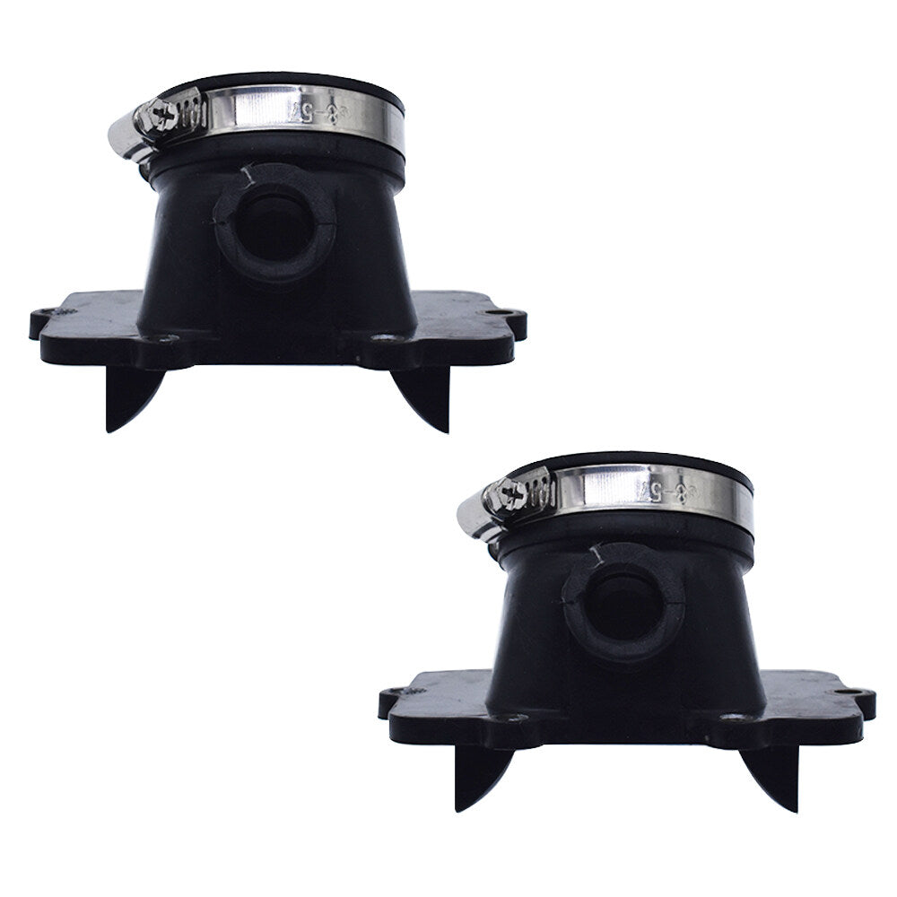 ALL-CARB 2-Pack Rubber Carburetor Flange Carb Socket Intake Boots Replacement for Ski-Doo 500SS 420867887 420867885