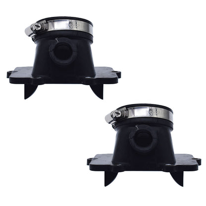 ALL-CARB 2-Pack Rubber Carburetor Flange Carb Socket Intake Boots Replacement for Ski-Doo 500SS 420867887 420867885