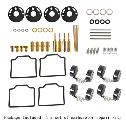 ALL-CARB 4x Carb Carburetor Rebuild Repair Kits & Float Replacement for Honda CB750 CB 750 K4