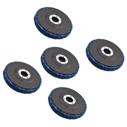 ALL-CARB 5Pcs 4-1/2 Inch x 7/8 Inch Easy Clean and Strip Discs Wheel Fit for Wood Metal Fiberglass Surface Preparation Conditioning and Finishing