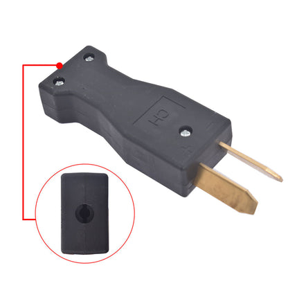 ALL-CARB Golf Cart 2 Prong Charger Plug Crow foot Charger Handle Plug for 36 or 48 Volt Replacementfor EZGO Club Car Golf Carts Battery Charger Plug