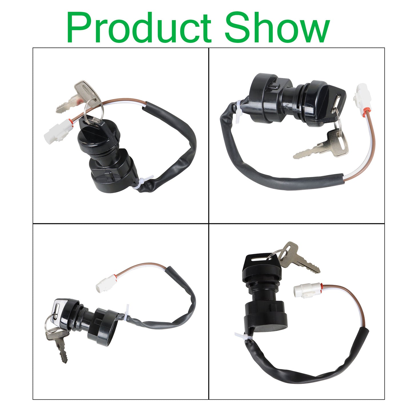 ALL-CARB Ignition Key Switch Replacement for Kawasaki Bayou 250 KLF250A 2004-2011 27005-0002