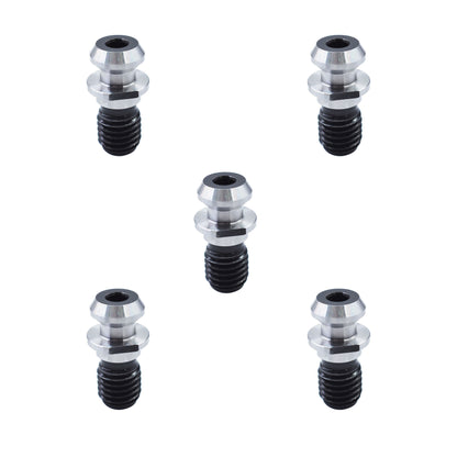 ALL-CARB 5 Packs Hollow Pull Stud Retention Knob CAT40 45 Degree 0.740 Inch Suitable for Mazak Fadal Hurco Okuma