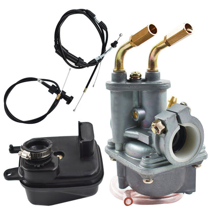 ALL-CARB Carburetor Carb Replacement for Yamaha Y-Zinger PW 50 PW50 with Air Filter & Throttle Choke Cable