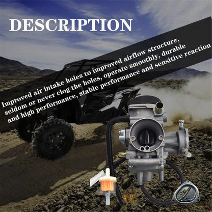 New Carburetor Fit for Yamaha Rhino 450 YXR450 YXR450FA YXR450FAH YXR450FASE YXR450FH YXR450FSE 4x4 2006-2009 Carb