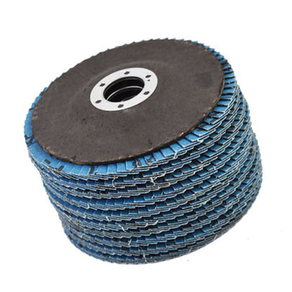 ALL-CARB 50Pcs Flap Disc Sanding Grinding Premium Zirconia 4-1/2 Inch Diameter 7/8 Inch Arbor 40 Grit