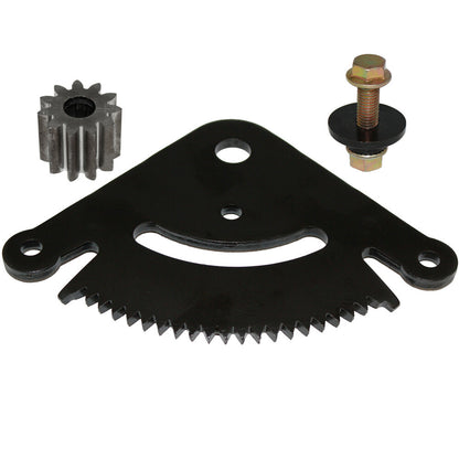 Steering Sector Gear Plate with Pinion Gear Replacement for John Deere 102 105 115 125 135 145 GX21924Ble