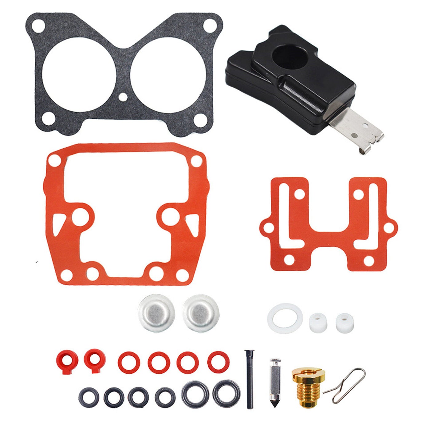 ALL-CARB 2 Pack Carburetor Rebuild Kit Replacement for Johnson Evinrude V4 85 90 100 115 125 140 HP