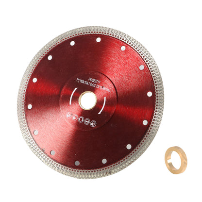 ALL-CARB 7 Inch Diamond Porcelain Saw Blade Ceramic Cutting Disc Wheel for Cutting Ceramic Tile Porcelain Granite Marbles