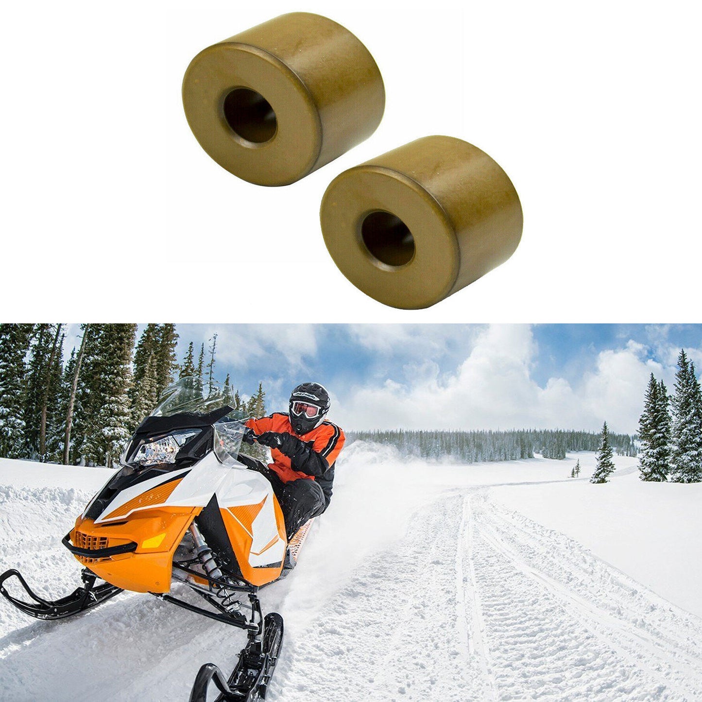 ALL-CARB 2X Clutch Roller Pulley System Replacement for Tundra Summit GSX GTX 417127016