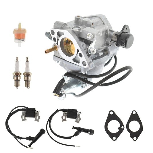 Carburetor with Ignition Coil Replacement for Honda GX610 GX620 18HP 20HP V-Twin 16100-ZJ0-871